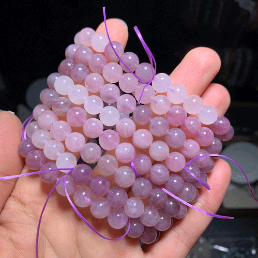 purpele rose quartz bracelet