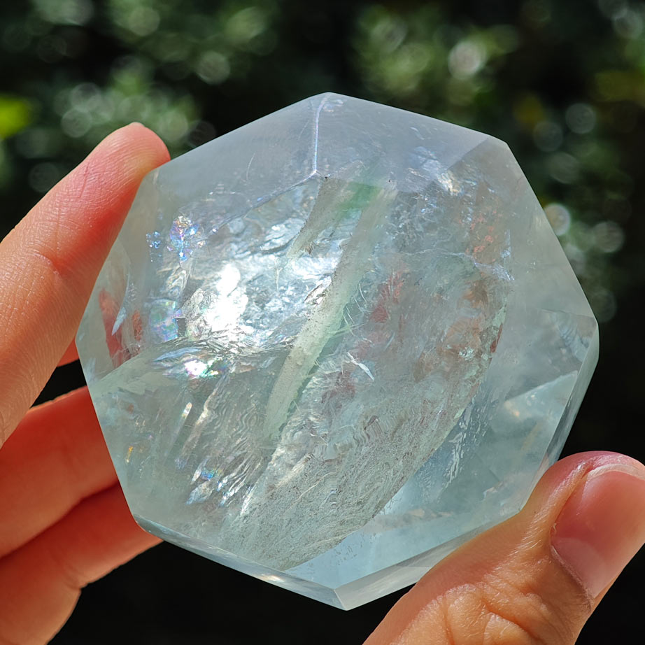Wholesale Clear Rainbow Fluorite Crystal Diamond