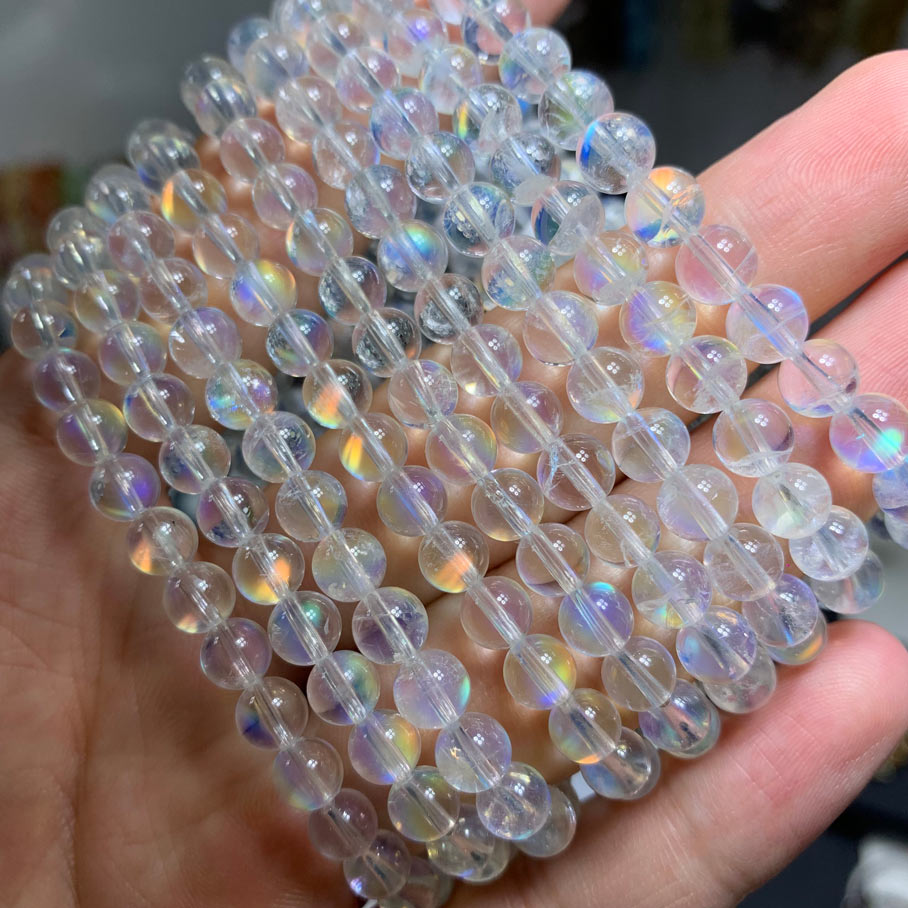 Wholesale Madagascar Rainbow Moonstone Crystal Bracelet