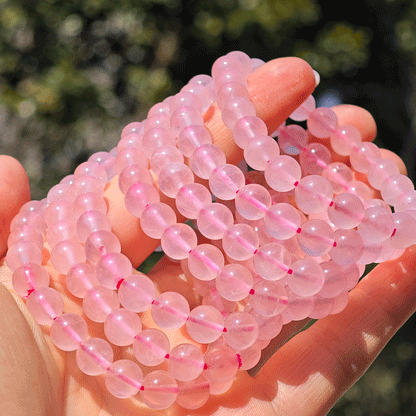 Wholesale Rose Quartz Crystal Bracelet