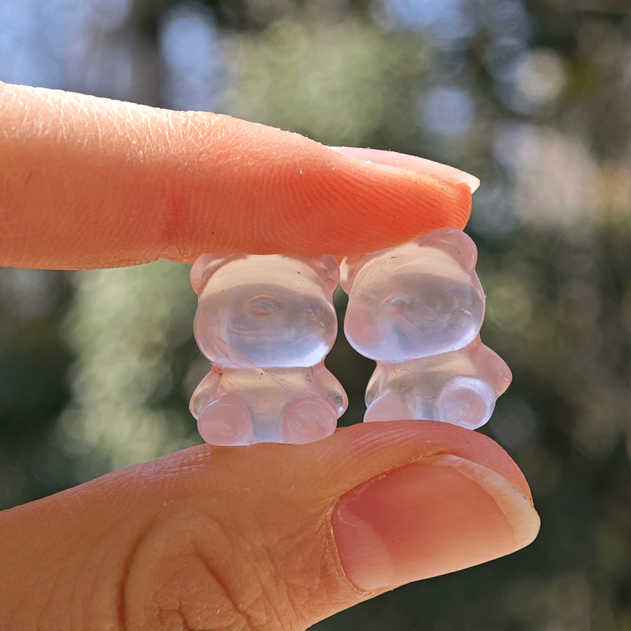 Wholesale Rose Quartz Crystal Cat Bear