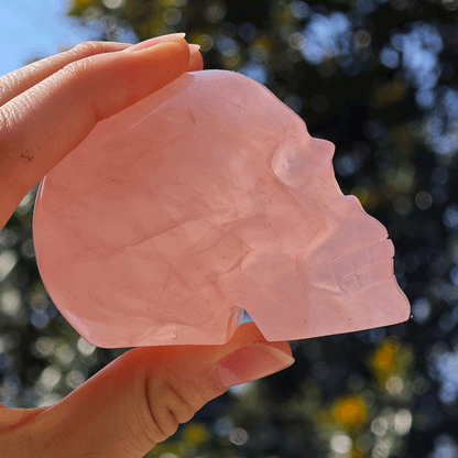 Wholesale Rose Quartz Crystal Skull