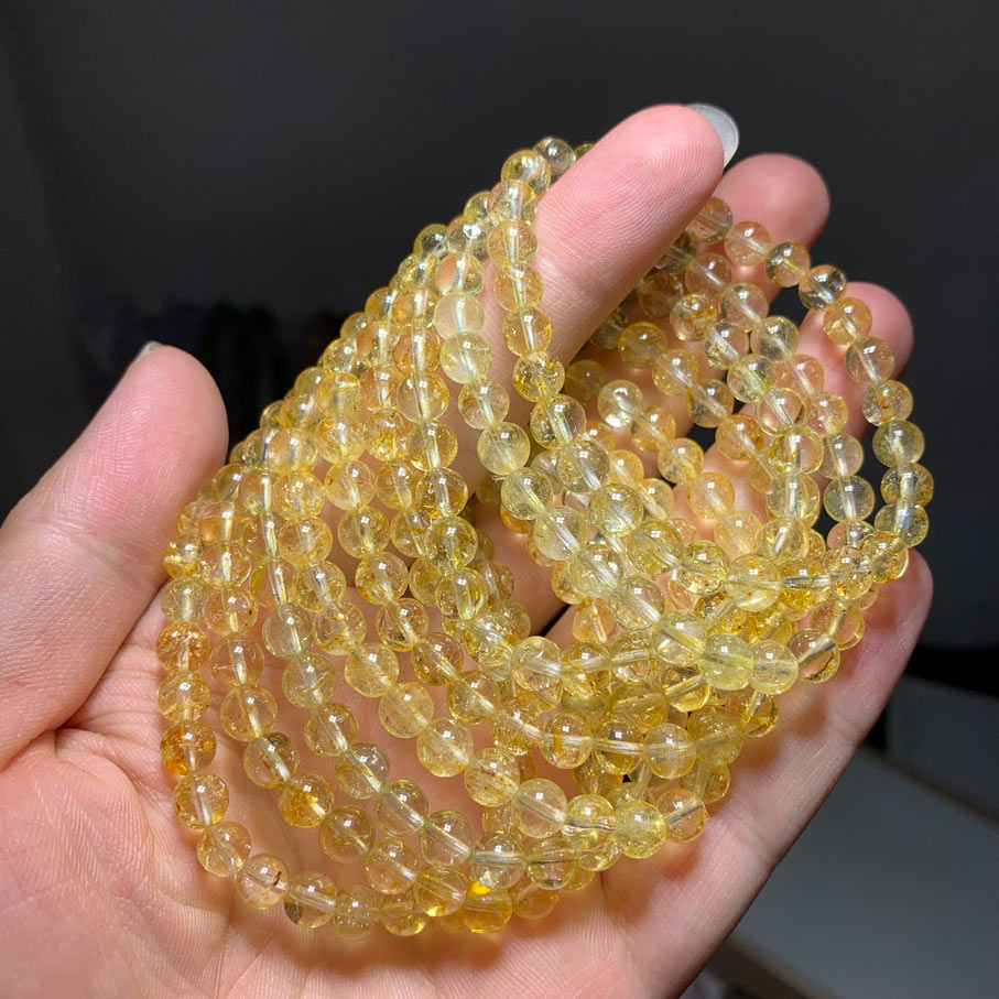 Wholesale Yellow Topaz Crystal Bracelet